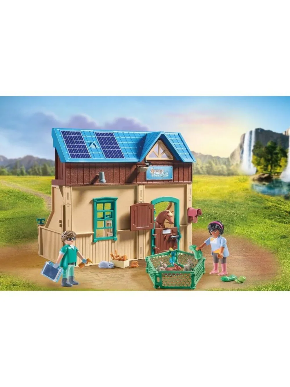 Playmobil Horses Of Waterfall 71352 Playset 164 Pieces For Ages 5-12